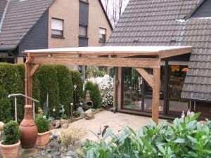 Terrassendach Leimholz, kunststoffhandel24.de, dreku, terrasse