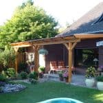 Terrassendach Leimholz, kunststoffhandel24.de, dreku, terrasse