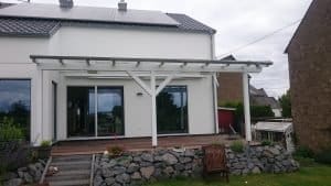 Terrassendach Leimholz, kunststoffhandel24.de, dreku, terrasse