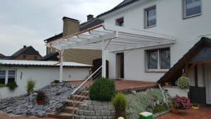 Terrassendach Leimholz, kunststoffhandel24.de, dreku, terrasse