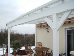 Terrassendach Leimholz