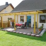 Terrassendach Leimholz, kunststoffhandel24.de, dreku, terrasse