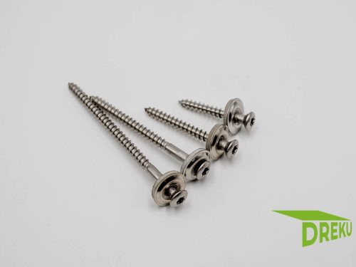 V2A Spengler Schraube mit Dichtscheibe