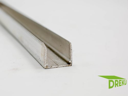 Aluminium Abschlussprofil 16 mm ohne Tropfnase