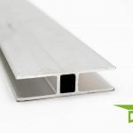 Aluminium H - Profil 6 mm oder 10 mm