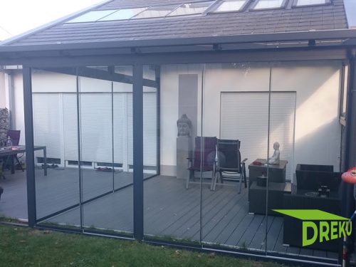 Glasschiebewand 6-läufig bis 7.000 mm Breite