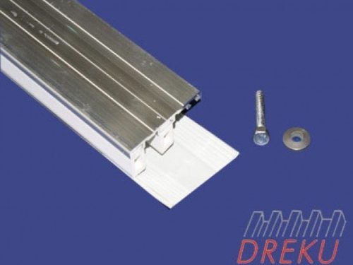 Randprofil für Glasscheiben 8 oder 10 mm auf Metall