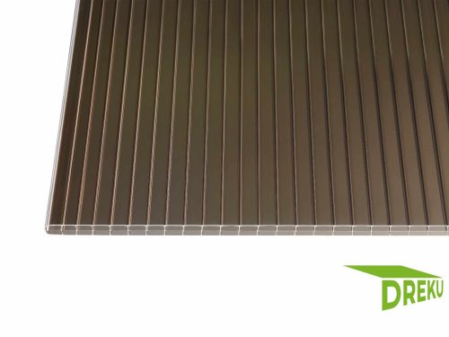 Stegplatte Polycarbonat | 16 mm BRONCE | Lexan® Thermoclear