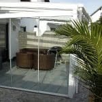 Glasschiebewand, kunststoffhandel24.de, dreku, terrasse