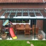 Terrassendach Aluminium, kunststoffhandel24.de, dreku, terrasse, VSG-Glas