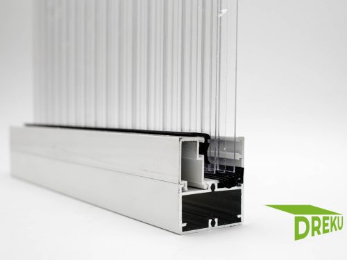 Rahmenprofil Edel | ANTHRAZIT | 16 MM | für FESTE SEITENWAND