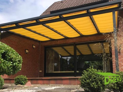 Beschattung zwischen den Sparren